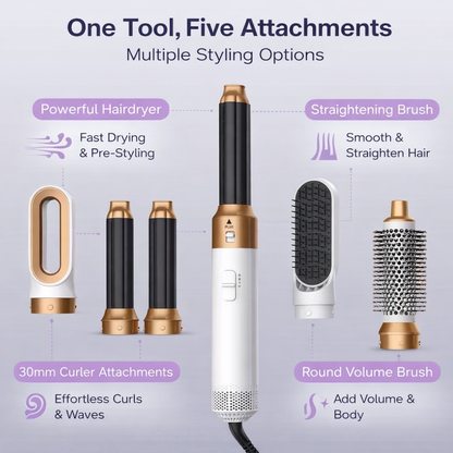 Premium 5-in-1 Hair Styler
