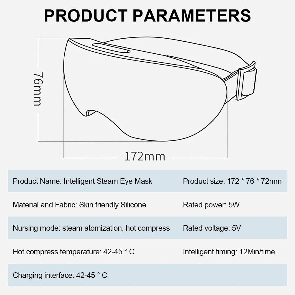 Premium Heated Eye Mask (Natural Mist)