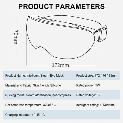 Premium Heated Eye Mask (Natural Mist)